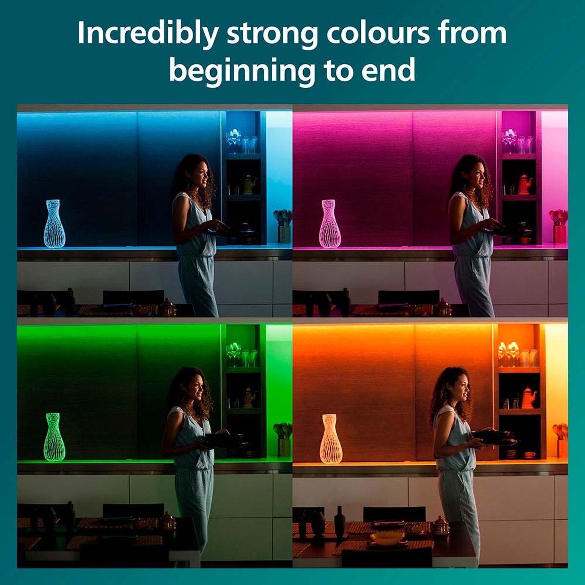 LED strips Philips White (2 Units)-2