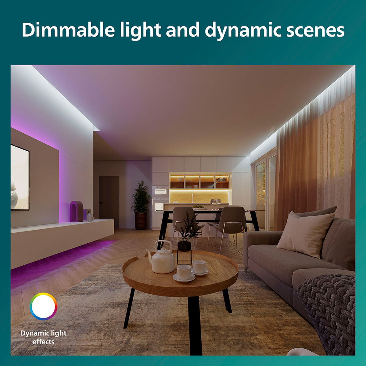 LED strips Philips White (2 Units)-1